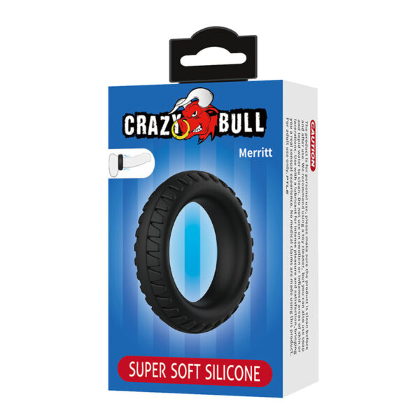 Crazy Bull Merritt — Cock Ring, Waterproof, Textured — Classic Cock Rings — view 4