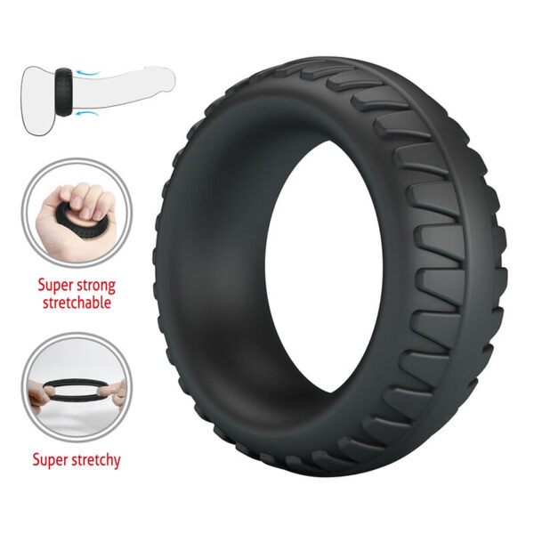 Crazy Bull Merritt — Cock Ring, Waterproof, Textured — Classic Cock Rings — view 7