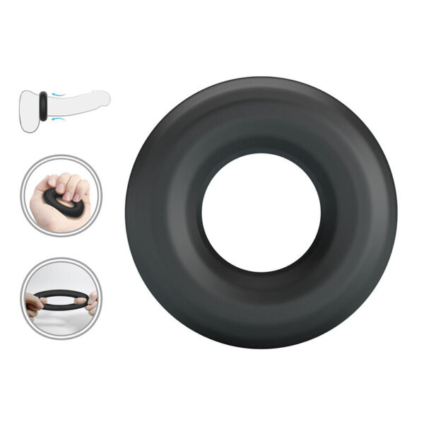 Crazy Bull Urban Soft — Cock Ring, Waterproof, Black — Classic Cock Rings — view 2
