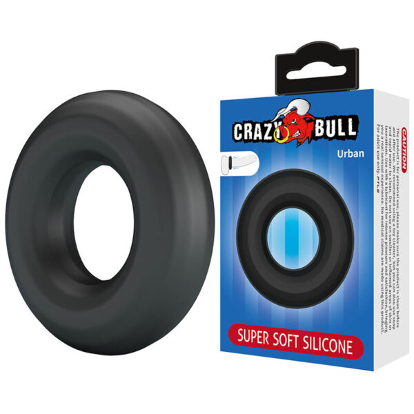 Crazy Bull Urban Soft — Cock Ring, Waterproof, Black — Classic Cock Rings — view 7