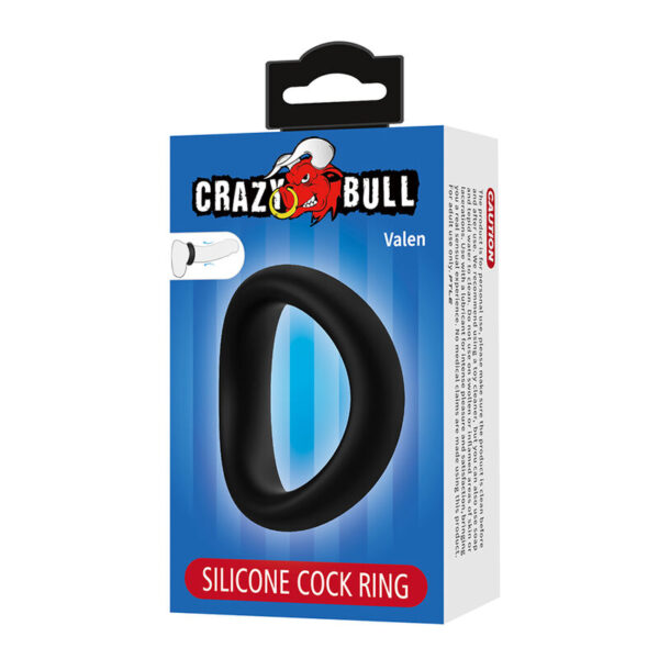 Crazy Bull Valen — Cock Ring, Waterproof, Black — Classic Cock Rings — view 6