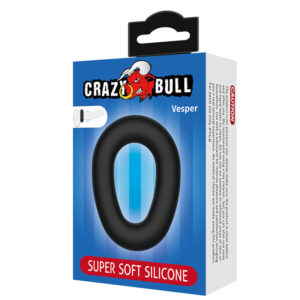Crazy Bull Vesper Soft — Cock Ring, Waterproof, Black — Classic Cock Rings — view 4