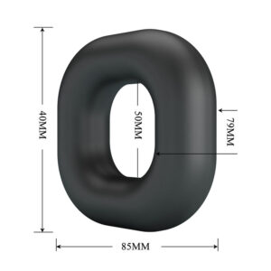 Crazy Bull Walden Soft — Cock Ring, Waterproof, Black — Classic Cock Rings — view 2