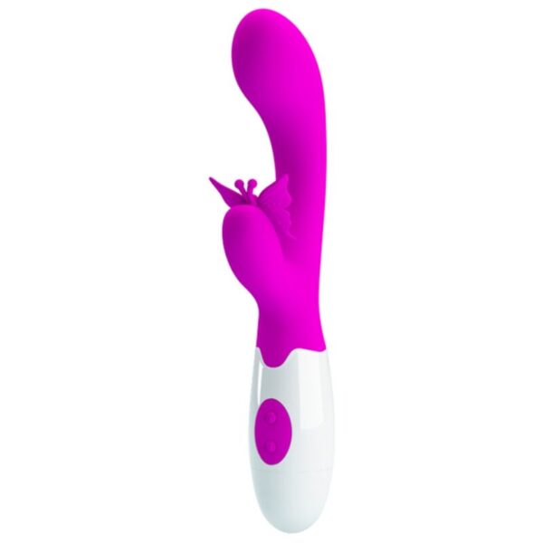 Pretty Love Butterfly Kiss — Rabbit Vibrator, Fuchsia — Rabbit Vibrators — view 5