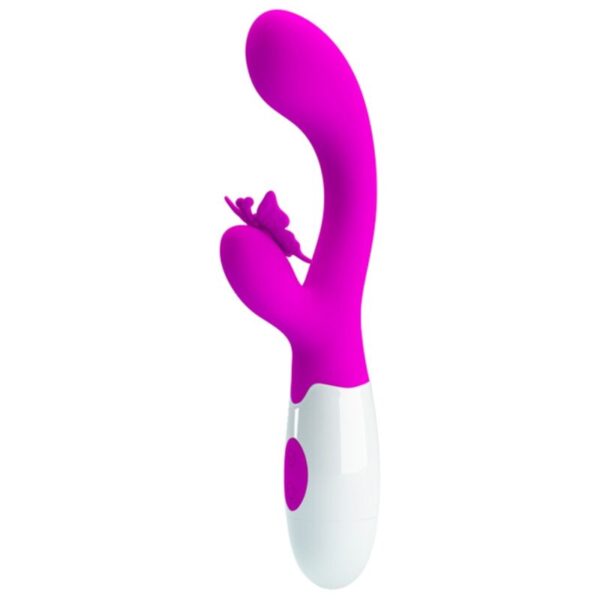 Pretty Love Butterfly Kiss — Rabbit Vibrator, Fuchsia — Rabbit Vibrators