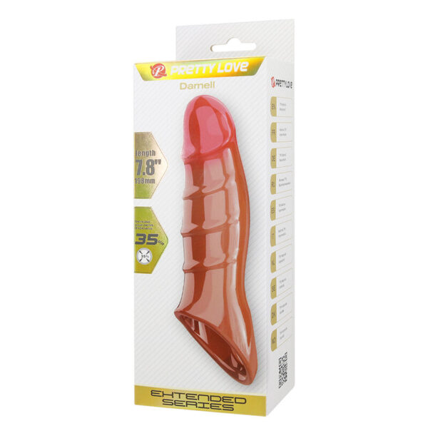 Pretty Love Damien — Penis Extension Sleeve, Realistic — Penis Accessories — view 11