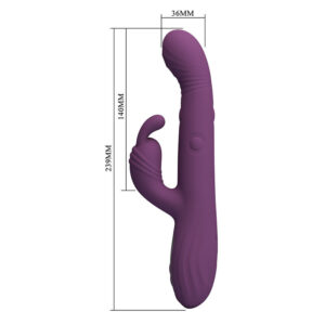Pretty Love Dee — Rabbit Vibrator, Purple — Rabbit Vibrators — view 2