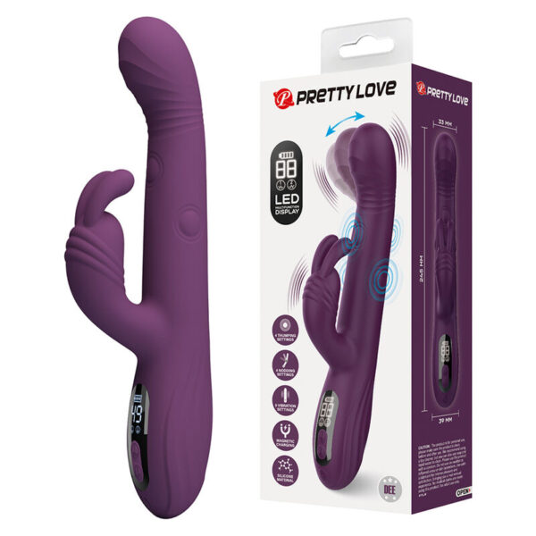 Pretty Love Dee — Rabbit Vibrator, Purple — Rabbit Vibrators — view 10