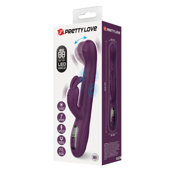 Pretty Love Dee — Rabbit Vibrator, Purple — Rabbit Vibrators — view 3