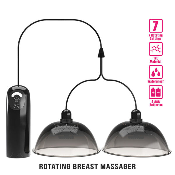 Pretty Love — Nipple Suckers, Black — Nipple Toys