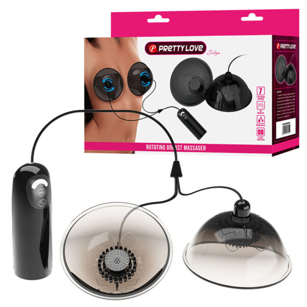 Pretty Love — Nipple Suckers, Black — Nipple Toys — view 8