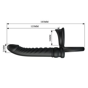 Pretty Love Merritt — Anal Vibrator, Silicone, Black — view 2
