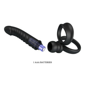 Pretty Love Merritt — Anal Vibrator, Silicone, Black — view 4