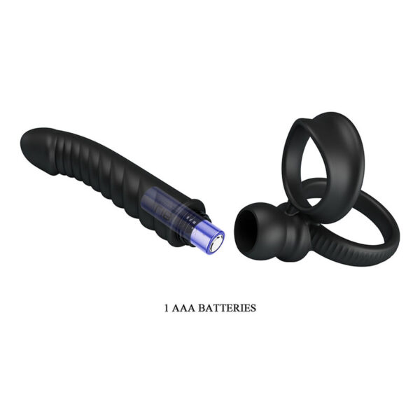 Pretty Love Merritt — Anal Vibrator, Silicone, Black — view 4