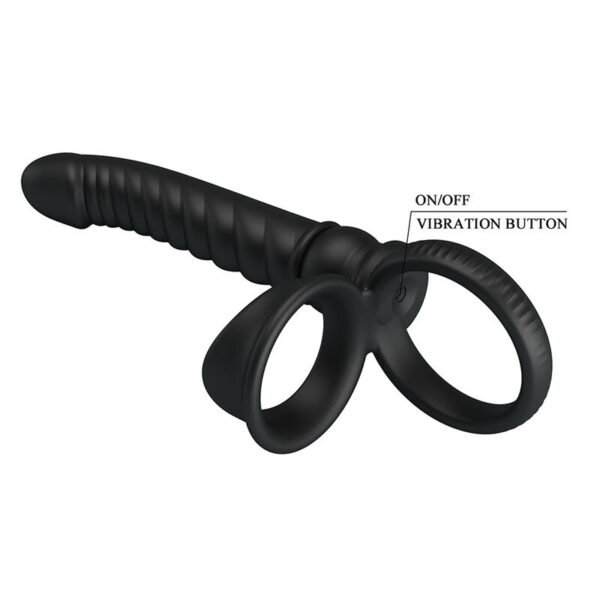 Pretty Love Merritt — Anal Vibrator, Silicone, Black — view 5