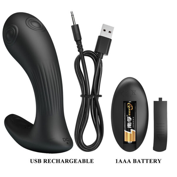 Pretty Love Mirabelle — Prostate Vibrator, Remote Control, Black — Anal — view 7