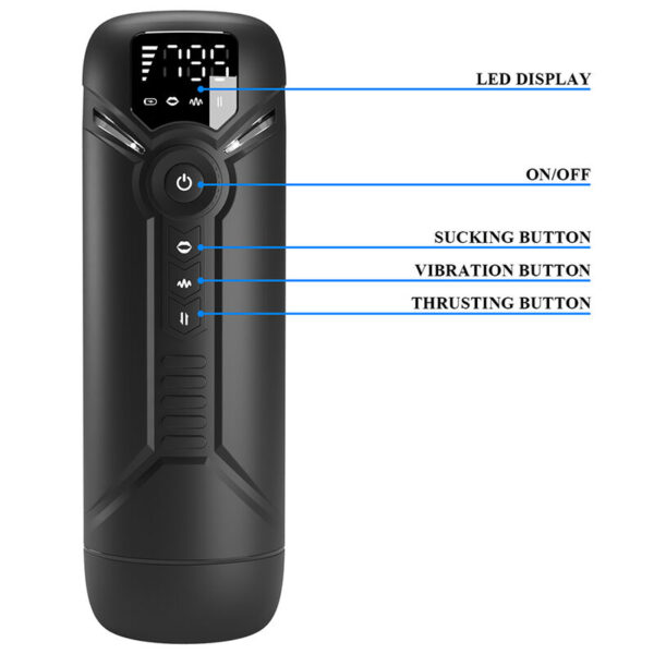 Pretty Love Aetola — Automatic Masturbator, Rechargeable, Black — Automatic Masturbators — view 7