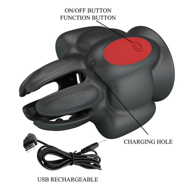 Pretty Love Wyatt — Vibrating Masturbator, Silicone — Automatic Masturbators — view 7