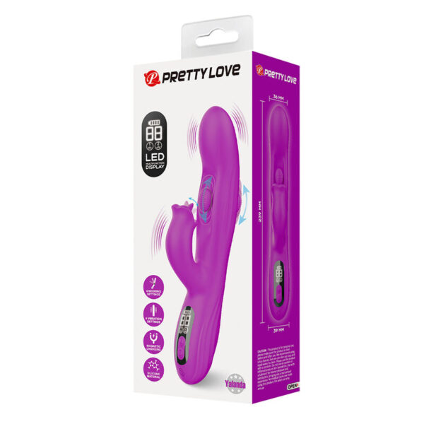 Pretty Love Yalanda — Rabbit Vibrator, Rechargeable, Purple — Rabbit Vibrators — view 8