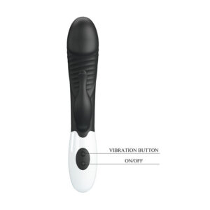 Pretty Love Rasmussen — Rabbit Vibrator, Silicone, Black — Rabbit Vibrators — view 3