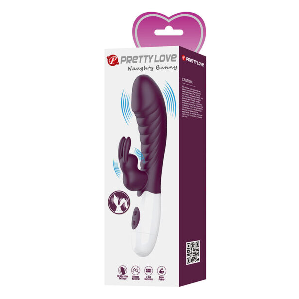 Pretty Love Naughty Bunny — Rabbit Vibrator, Silicone, Purple — Rabbit Vibrators — view 5