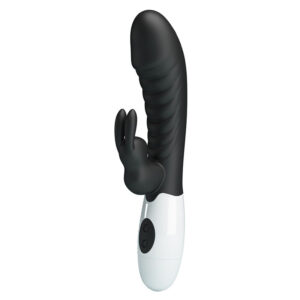 Pretty Love Naughty Bunny — Rabbit Vibrator, Silicone, Black — Rabbit Vibrators