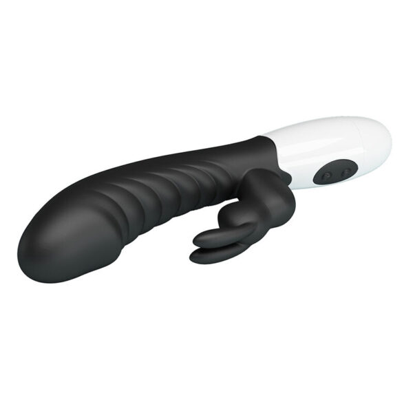 Pretty Love Naughty Bunny — Rabbit Vibrator, Silicone, Black — Rabbit Vibrators — view 8