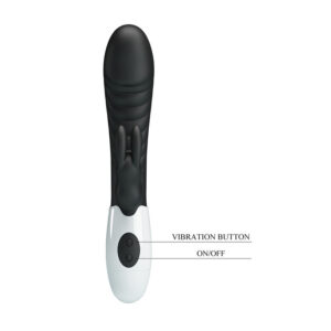 Pretty Love Naughty Bunny — Rabbit Vibrator, Silicone, Black — Rabbit Vibrators — view 4