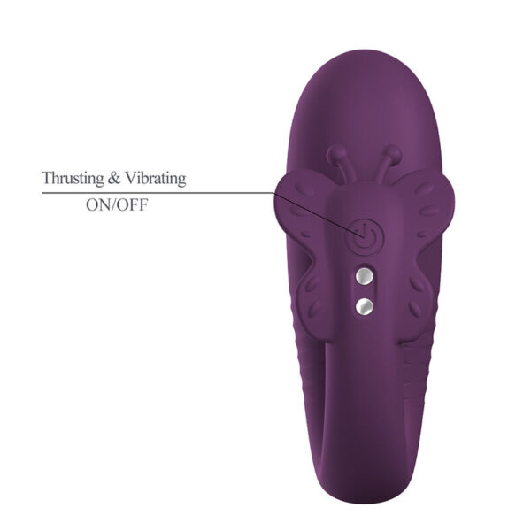Pretty Love Klay — Thrusting Vibrator, App-Controlled, Purple — App-Controlled Sex Toys — view 6