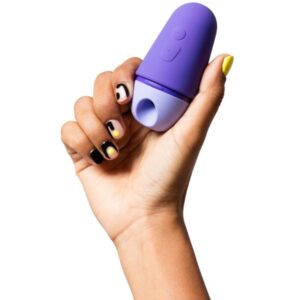 Romp Free X — Air Pulse Stimulator, Rechargeable, Purple — Clitoral Stimulators — view 3