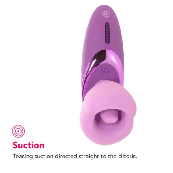 Fantasy for Her Pleasure Sucker — Vibrator, Rechargeable, Purple — Clitoral Stimulators — view 4
