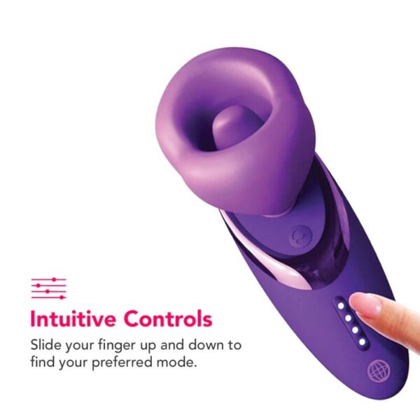 Fantasy for Her Pleasure Sucker — Vibrator, Rechargeable, Purple — Clitoral Stimulators — view 6