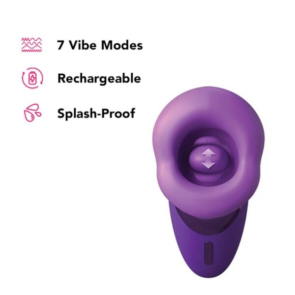 Fantasy for Her Pleasure Sucker — Vibrator, Rechargeable, Purple — Clitoral Stimulators — view 7