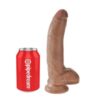 King Cock with Balls — Realistic Dildo, Suction Cup, 22.8 cm — Dildos