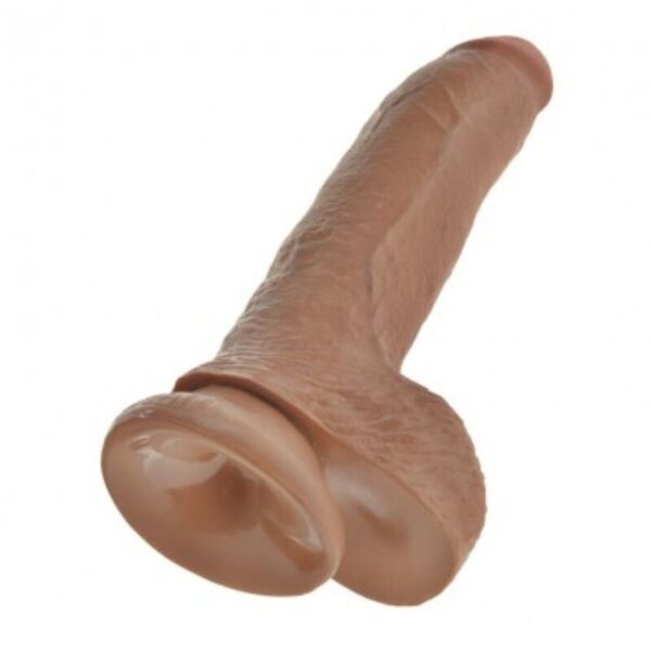 King Cock with Balls — Realistic Dildo, Suction Cup, 22.8 cm — Dildos — view 3