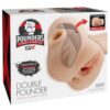 PDX Plus Double Pounder — Vibrating Masturbator, Light — Vibrating Strokers