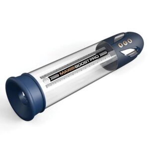 Pump Worx Max Boost Pro Flow — Penis Pump, Rechargeable, Blue — Penis Accessories — view 4