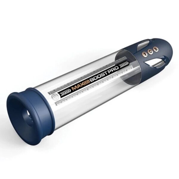 Pump Worx Max Boost Pro Flow — Penis Pump, Rechargeable, Blue — Penis Accessories — view 4
