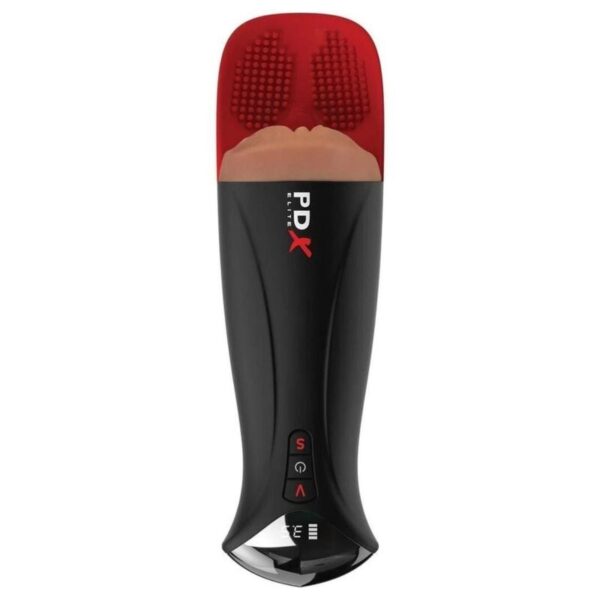 PDX Elite Fap-O-Matic Pro XL — Stroker, Rechargeable, Brown — Automatic Masturbators — view 3