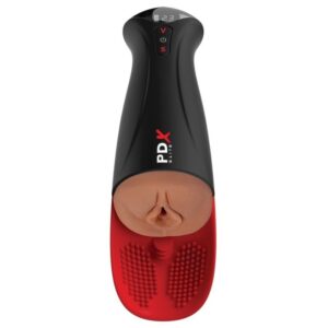 PDX Elite Fap-O-Matic Pro XL — Stroker, Rechargeable, Brown — Automatic Masturbators — view 2