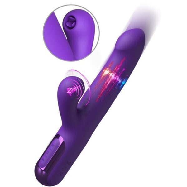 Fantasy for Her Super Sonix — Thrusting Vibrator, Purple — Hi-Tech Vibrators — view 2