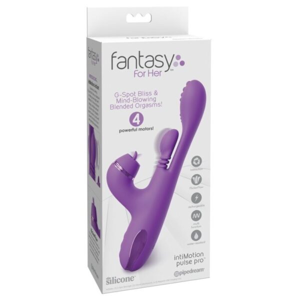 Fantasy for Her Intimotion Pulse — Rabbit Vibrator, Purple — G-Spot Vibrators — view 8