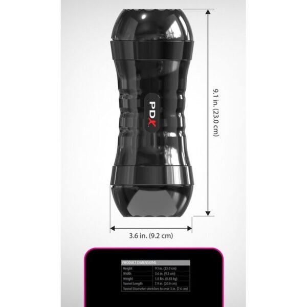 PDX Extreme Flip-A-Pussy Over — Male Masturbator, Reversible — Manual Strokers — view 4