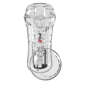 PDX Elite ViewTube Plus — Male Masturbator, Transparent — Male Masturbators