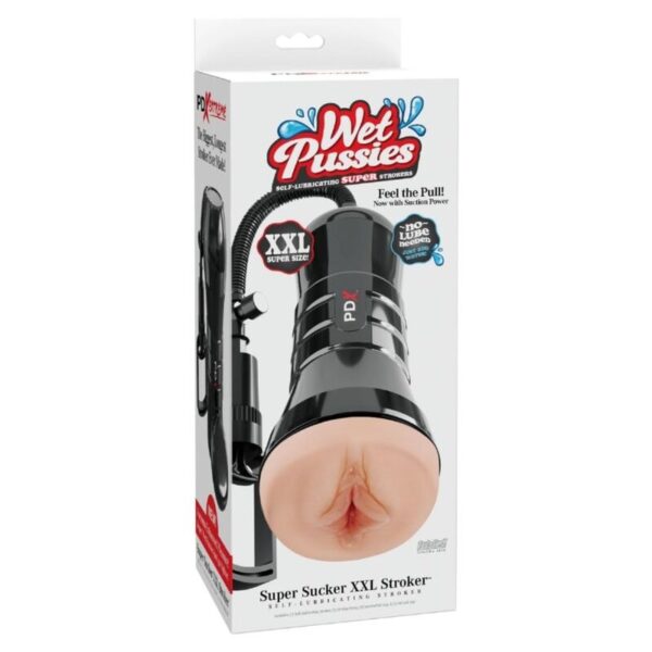 PDX Extreme Super Sucker — Male Masturbator, XXL, Light — Manual Strokers — view 5