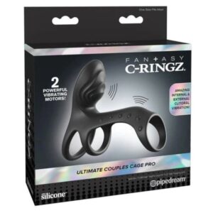 Fantasy C-Ringz Ultimate Couples Cage Pro — Vibrating Cock Ring — Cock Rings — view 3