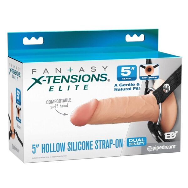 Fantasy X-Tensions Elite — Hollow Strap-On, 14.6 cm — Anal