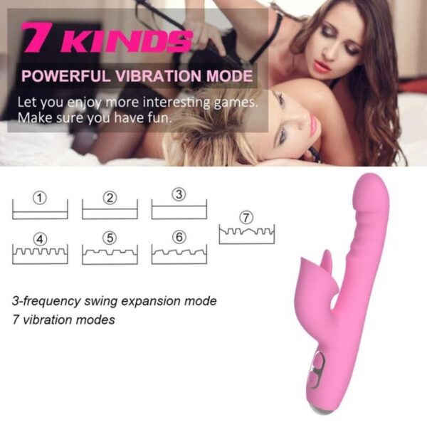 Nalone T-May — Rabbit Vibrator, Pink — Rabbit Vibrators — view 11