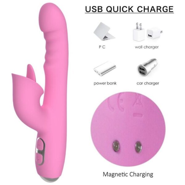 Nalone T-May — Rabbit Vibrator, Pink — Rabbit Vibrators — view 8
