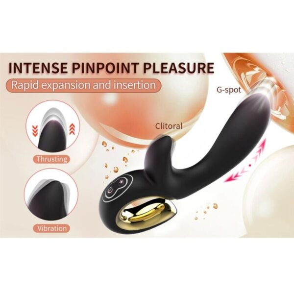 Nalone Lulu Vibe — Rabbit Vibrator, Black — Rabbit Vibrators — view 5